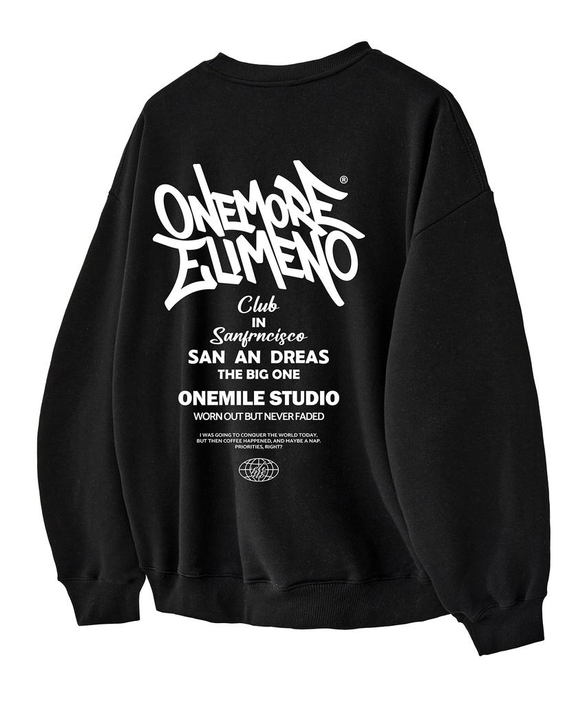 ELIMENO [Set] El Record Label Half Chance Sweatshirt 2-Piece Package
