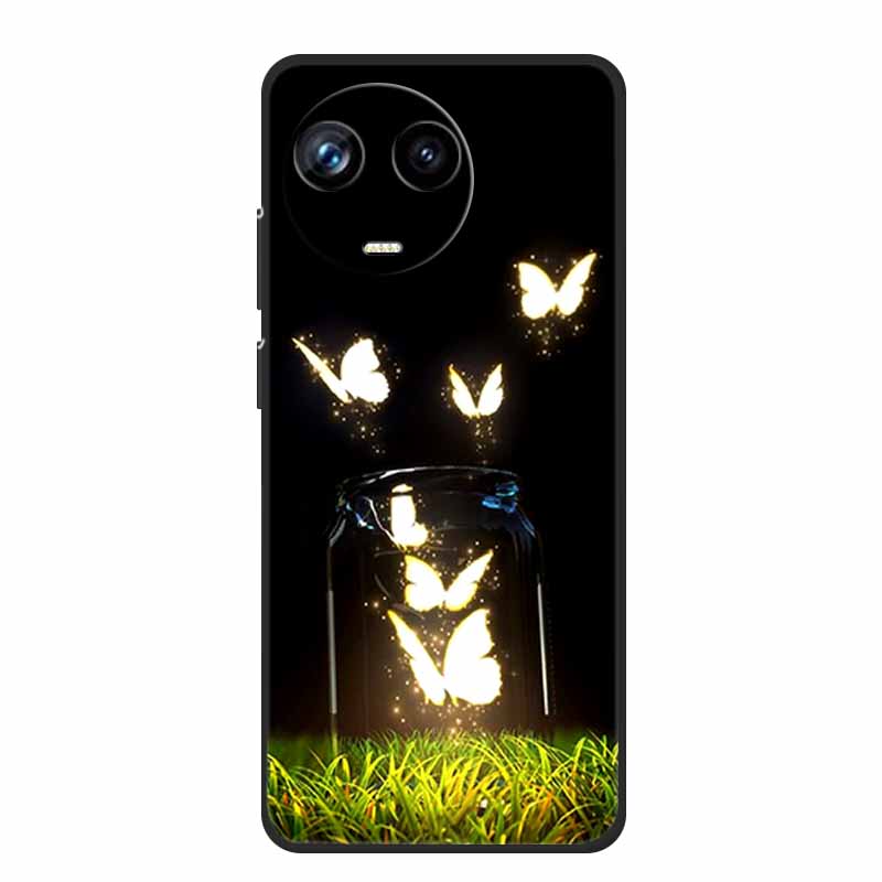 For Realme 11 11X 5G RMX3780 Case TPU Animals Soft Silicone Bumper Back Cover Phone Cases for Realme11X RMX3785 Wolf Cool Fundas