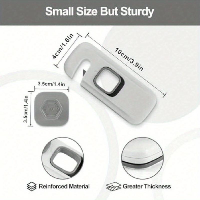 White Fridge Locks, Water Dispenser Door & Drawer Cabinet Locks, Furniture Protective Devices, Back To School Supplies