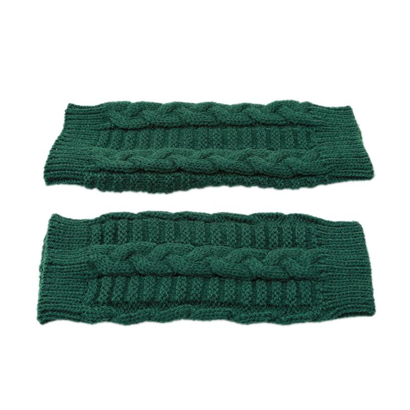 Women Long Fingerless Gloves Winter Mitten Knitted Warmer Arm Sleeve Warm Punk Soft Fingerless Unisex Gloves For Women