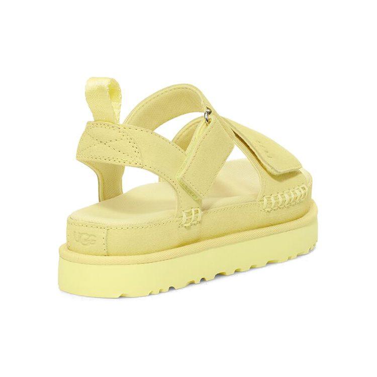 UGG Goldenstar Suede Stylish Sandal Women's Lemon 1117954-LELI