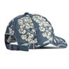 Frauen Ethnische Floral Denim Baseball Kappe Trucker Hut Einstellbar Retro