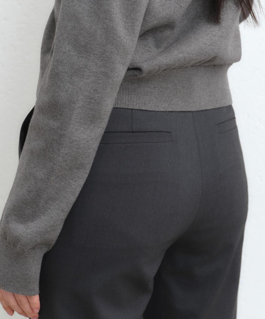 MUSINSA STANDARD WOMAN Women'S Low-Rise Capri Pants [Grey]