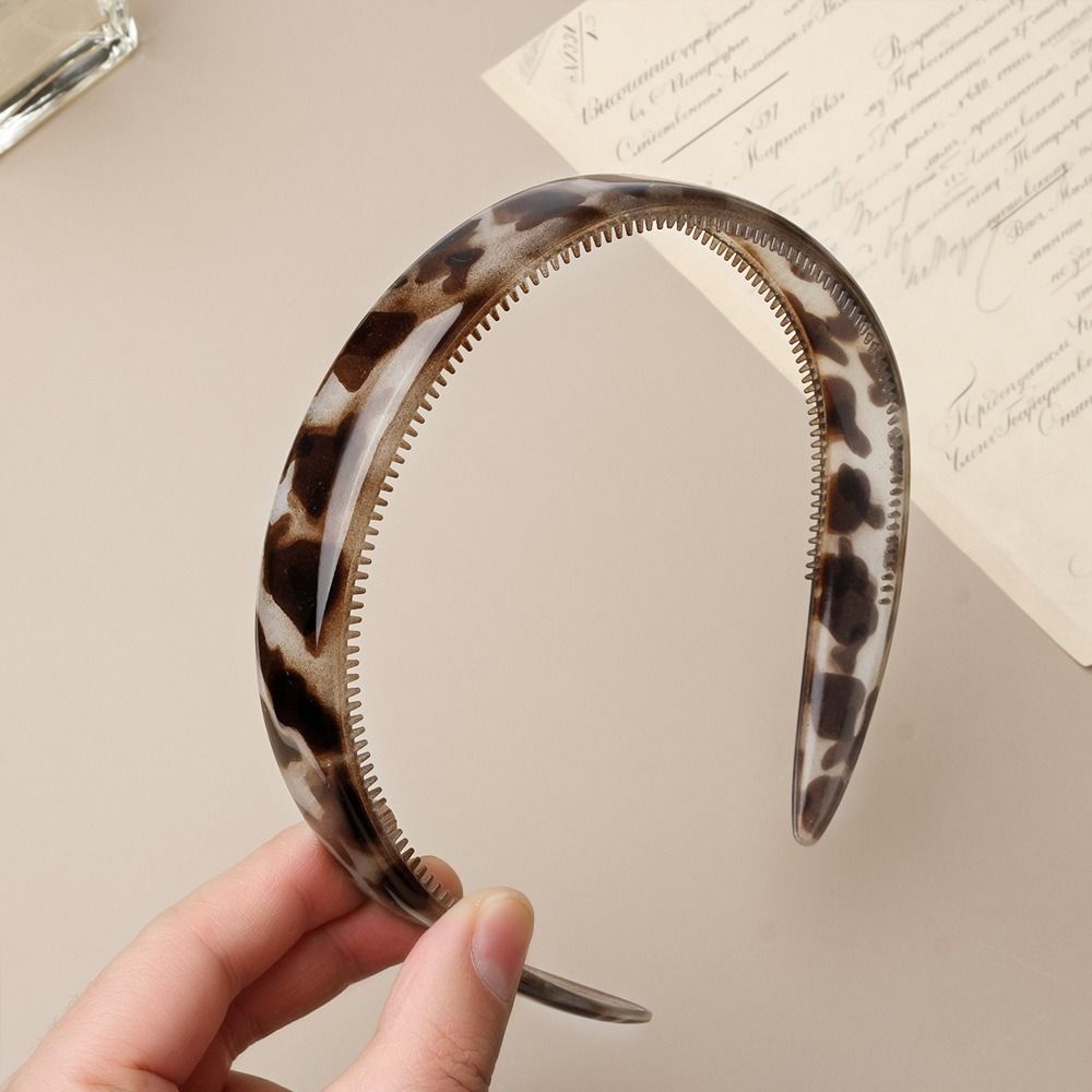 Non-slip Teeth Women Headband Acetate Hair Accessories Fashion Hairband  Women's Accessories