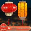 Waterproof Red Sheepskin Palace Lantern: Antique Chinese Outdoor Decor