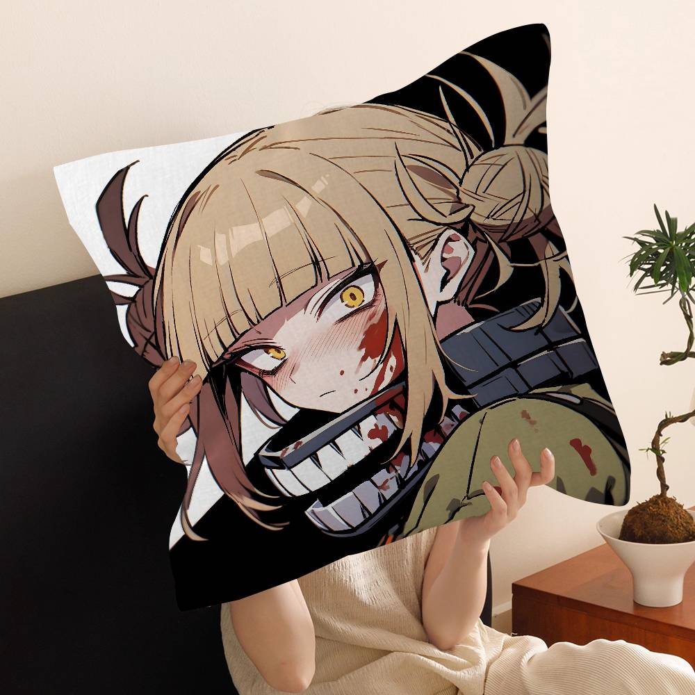 My Hero Academia Himiko Toga Office Cushion Pillowcase Car Cushion CoverXCM Lumbar Pillowcase Sofa Pillowcover