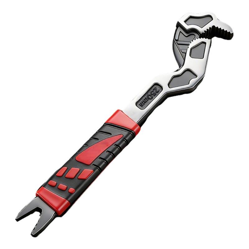 Rustproof Double Head Auto Locking Adjustable Wrench for Reliable Performances in Damp Industrial and Outdoor Applications