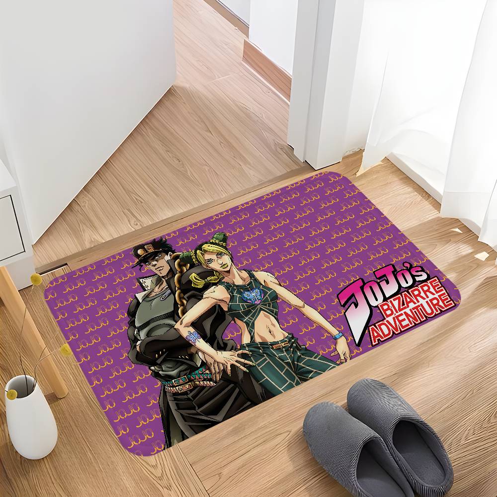 J-JoJo's Bizarre Adventure Teppich Nordischer Stil Haus Fußmatte Badezimmer-Toilettenmatten Schlafzimmer Hotel Dekor Matte