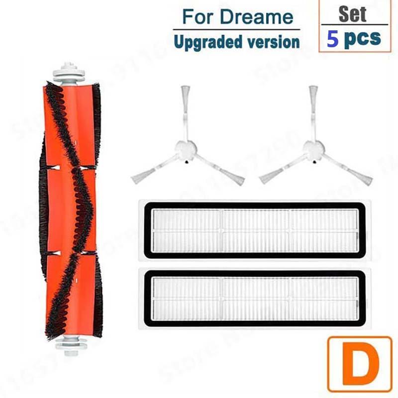 For Xiaomi Dreame D9 Bot L10 Pro Spare Parts Side Main Brush Filter Mop Cloth Robot Vacuum Cleaner Accessories Set For Home