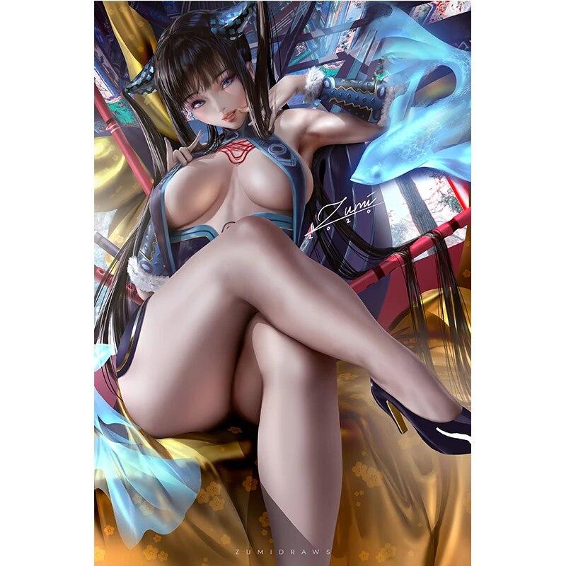 Print Canvas Japan Anime Ninja Tsunade Sexy Girl Art Living Room Bedroom Home Decor Painting