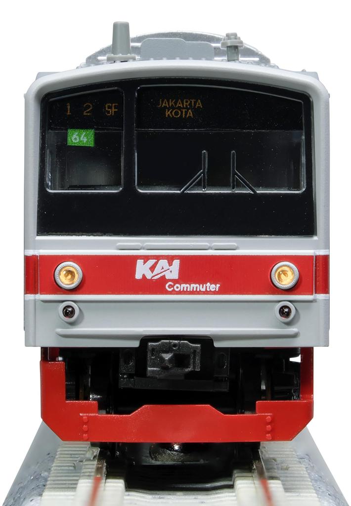 N Gauge KATO Indonesian Commuter Railway 205 Series Set Model Railway KATO No 10-1755 12-Car