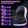 Wireless Gaming Headset For PS5 2.4G Bluetooth 5.4 Game Headphones For PC Switch PS4 Android iOS With Noise Cancelling Mic