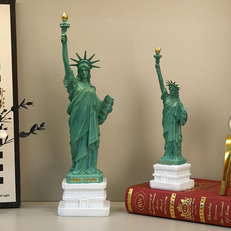 Statue de la Liberté Américaine Sculpture en Résine Décoration de Bureau Cadeau Pour Souvenirs de Voyage