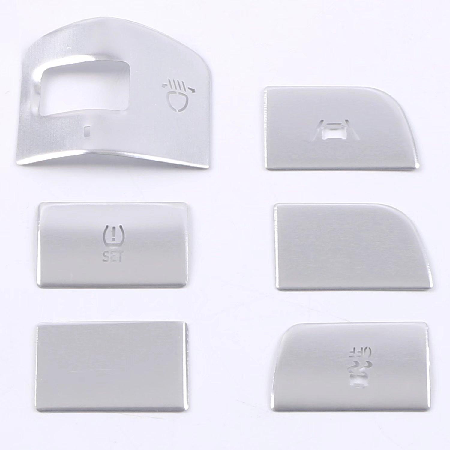 For Hyundai Elantra Avante    Car Headlight Switch Frame Button Stickers Cover Decoration Auto Interior Accessories