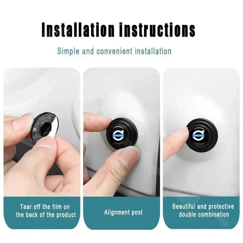 Automobile door cushion is suitable For Volvo AWD C30 C70 S40 S60 S80 S90 T6 V40 V50 V60 V70 V90 XC40 XC60 XC70 XC90 Accessories ari123