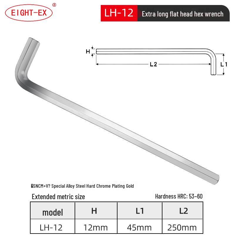 EIGHT Japan LH-8 Multi-functional Inner Hex Wrench (6-Point Hex)