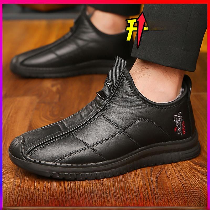 

Зимние Хлопковые Водонепроницаемые Ботинки из Старой Пекинской Ткани oes Мужские Ботинки Среднего и Пожилого Возраста для Отцов Противоскользящая Мягкая Подошва... 46