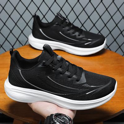 Baskets Chaussures Homme Chaussures en Mesh Respirant Semelle Souple en Polyuréthane Chaussures de Course Chaussures Simples Polyvalentes