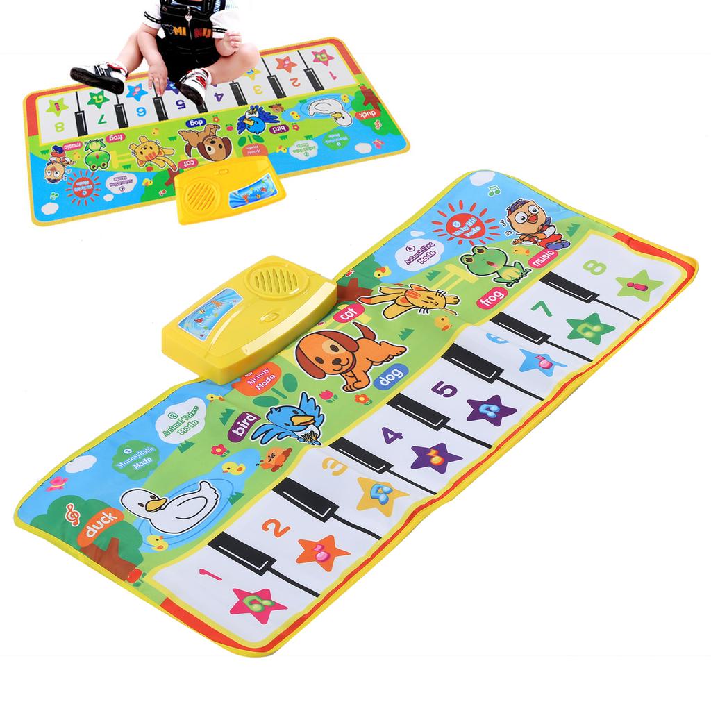 Kinder Faltbare Klaviertastatur Decke Baby Musik Teppich Spielmatte Lernspielzeug Musikteppich