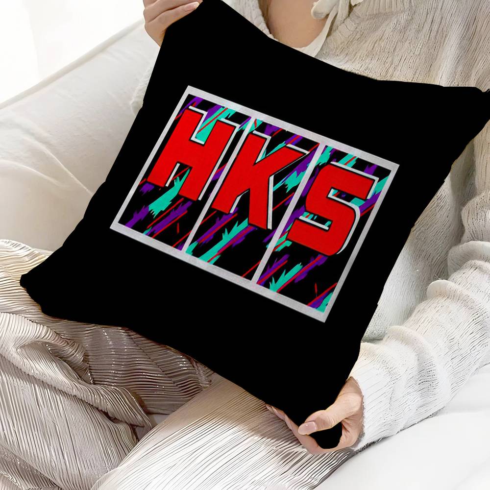 H-HKS R32 GT-R Personalized Pillow Cover Kids Bedroom Wild Party Decor Pillowcase kid Birthday shower Gift