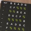 1Pc Beginner Musical Scale Frets Note Decal Guitar Scales Stickers Fretboard Sticker Guitar Note Sticker Guitar Chord Stickers