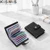 Slim Minimalist PU Leather Card Holder 26 Slots Compact Stylish Organizer Men Women Fashion Wallet Accessories