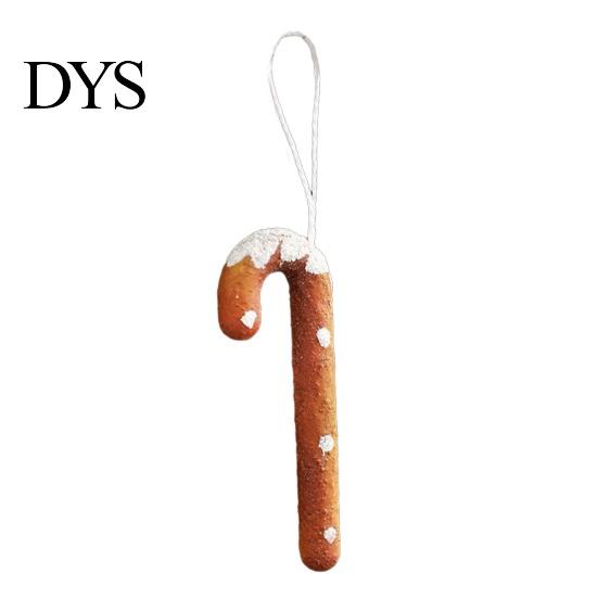 Environmentally Friendly Christmas Decor Ornaments 3D Foam Gingerbread/Star/Candy Cane Decoration Multi-size Sticky Powder Hanging for Xmas