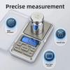 Báscula digital de precisión portátil, mini báscula de bolsillo para joyería 0.01g