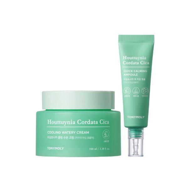 TONYMOLY Eoseongcho Cica Ampoule & Cream Set Ampoule 25mL + Cream 100mL