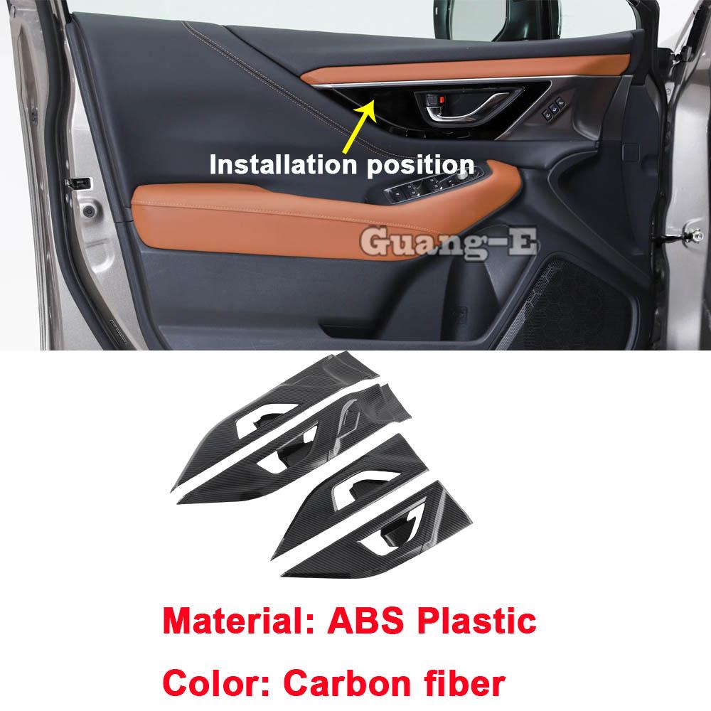 For Subaru Outback BT    ABS Button Armrest Cup Shift Knob Box Fog Light Frame Front Side Air Vent Outlet Trim Parts