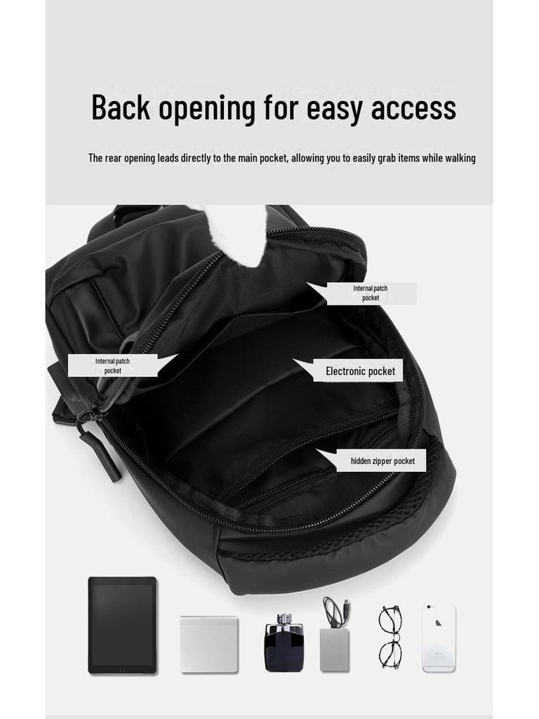 High-End Multifunctional Shoulder & Chest Bag for Men and Women - Trendy Travel Messenger Bag