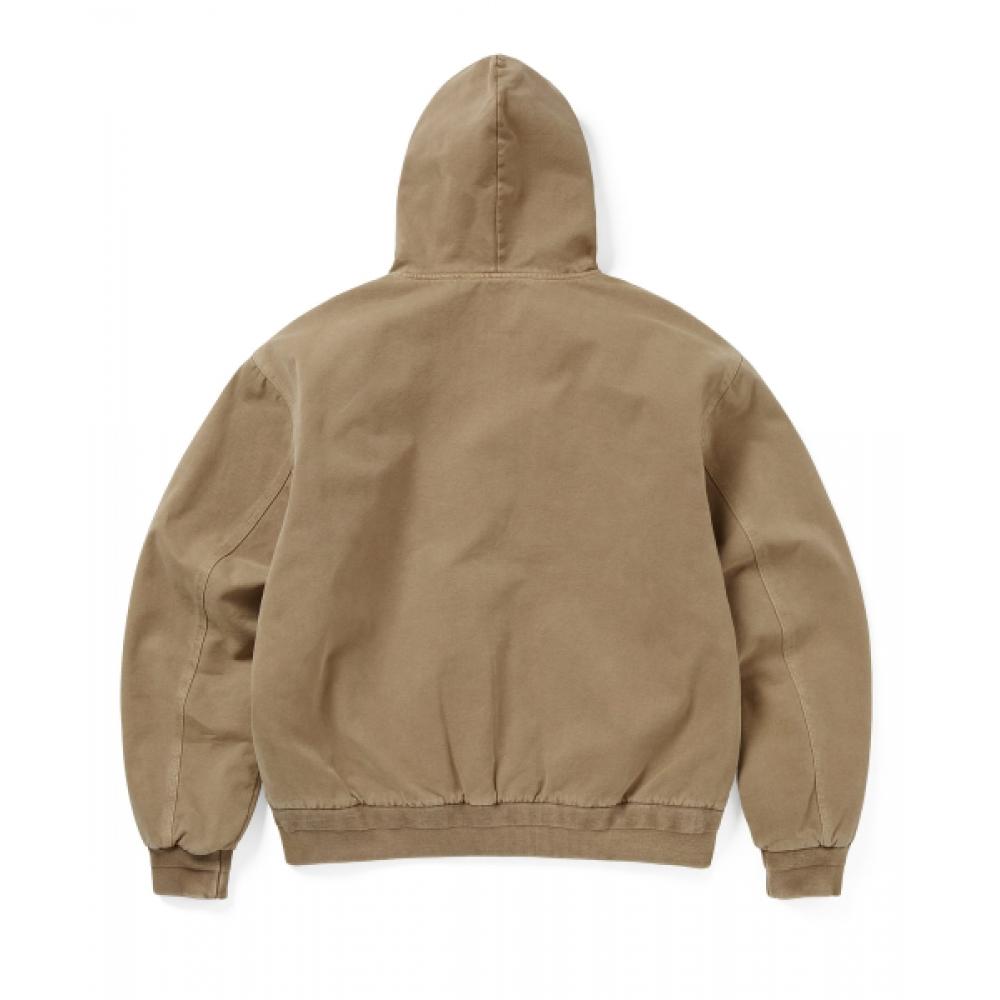Thisisneverthat Overdyed Hooded Jacket Brown