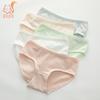 Dámské spodní prádlo Bavlna Krásné kalhotky se středním pasem Mladá dívka Antibakteriální kalhotky Jednobarevné Dospívající intimní prádlo