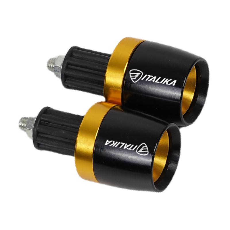 Motorcycle Handlebar Grips Handle Bar Cap End Plug For ITALIKA 125 Z 150 SZ 150 200 250Z AT110 AT125 RT Accessories CNC Aluminum