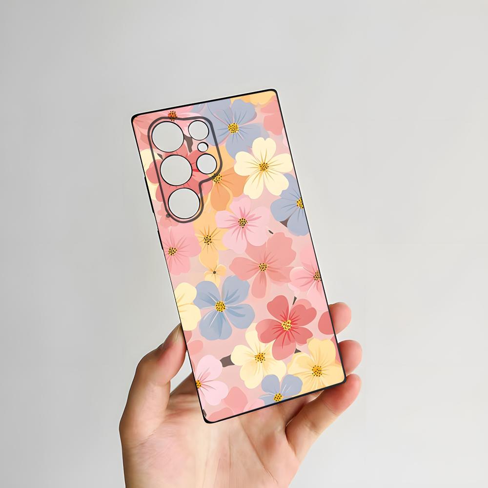 Flowers Phone Case For Samsung A25 A13 A33 5G A54 A36 A35 A56 A52 A14 Shockproof Soft Cover