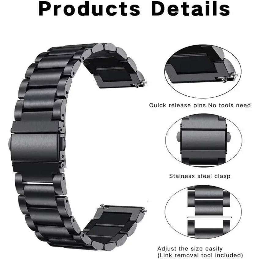 Replacement Bracelet for COROS PACE Pro 3 2 Watchband Stainless Steel Metal Watchband for COROS APEX 2 Pro APEX 46mm 42mm