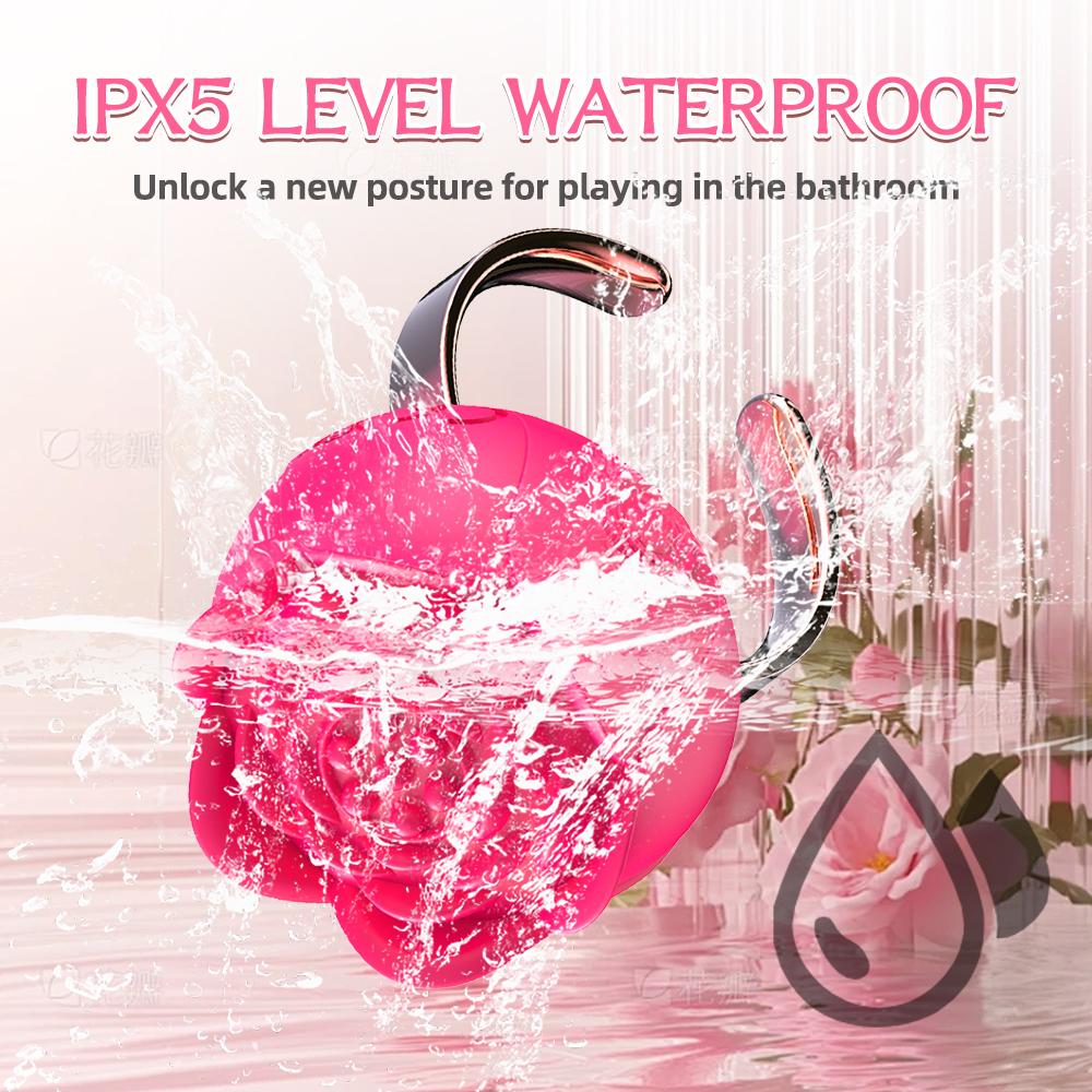 FairyKiss Rose Finger Ring Vibrator for Women Mini Clitoris Nipple Stimulator 10 Vibration Modes Adult Tease Sex Toys Massager