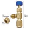 Liquid Safety Valve R410A R22 Air Conditioning Refrigerant Tool 1/4 "Safety Adapter Air Conditioning Repair And Fluoride Tool