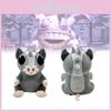 Roblox Doors The Content Gray Mouse Pig Plush Toy Animal Gift Room Decoration