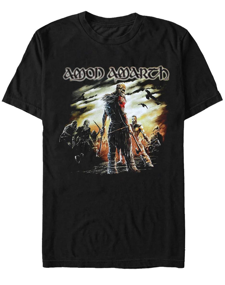 Amon Amarth - Get In The Ring Cotton Black T Shirt Full Size AG281 S разноцветный