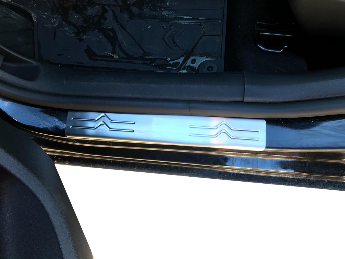 

Накладки на пороги OmsaLine (4 шт, нерж.) для Citroen C-4 2010-2018 гг