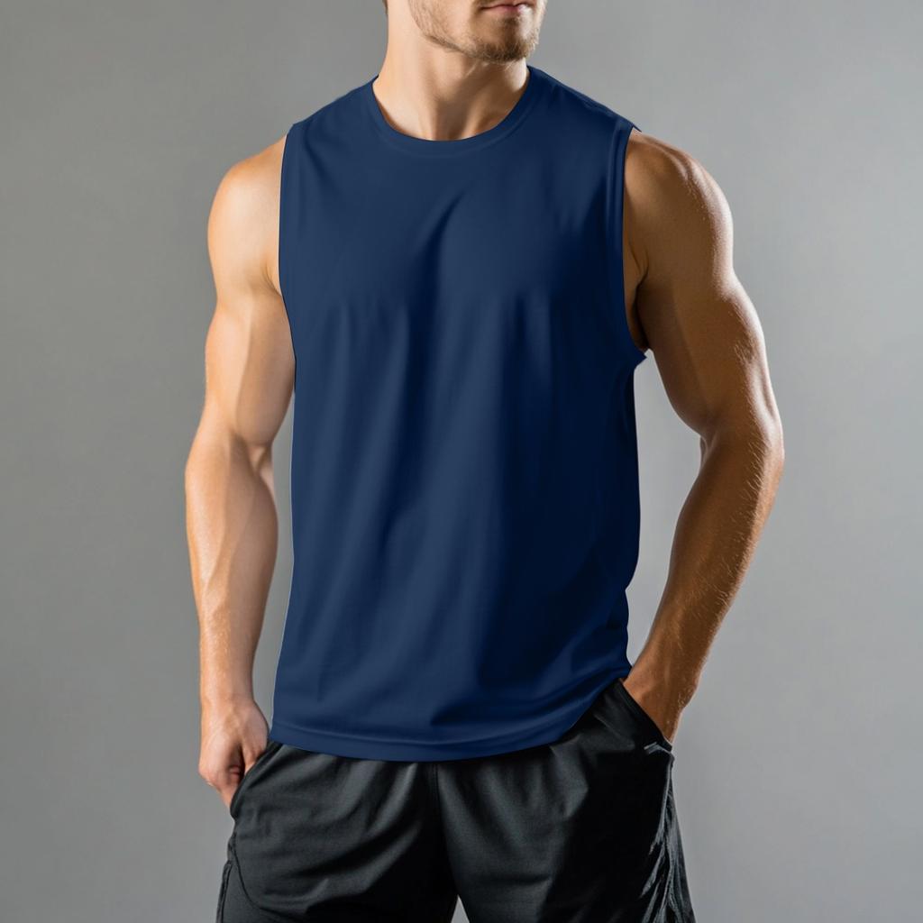 Men's Sports Casual Waistcoat Sleeveless Vest