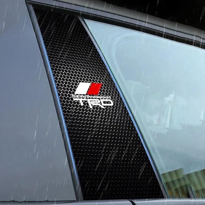 Emblém auta Nálepka na středový sloupek Samolepky pro dekoraci dveří auta Pro TRD Toyota Camry 40 Corolla Auris Yaris Rav4 CHR Ozdobit