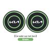 For KIA Car Water Cup Slot Car Coaster Decoration Anti Slip Mat Pad Rio K5 K2 Sportage Ceed Sorento Picanto Stinger Soul  VU8