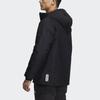 Adidas CNY Print Casual Warm Hooded Cotton Jacket Men Outerwear Black HI3269
