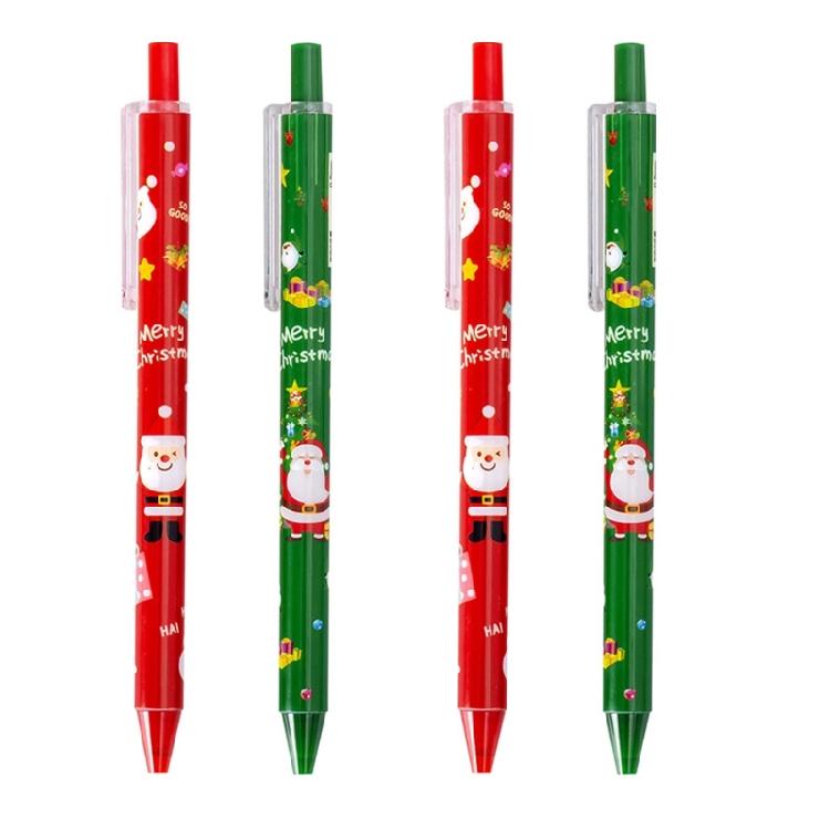 

4Pcs Funny Gel Pen Christmas Gel Pen Retractable Gel Pen for Women Girl Student Writing Journaling School Supplies 1