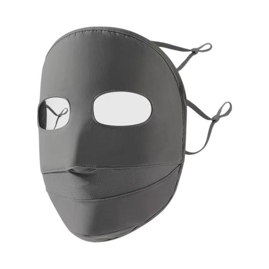Soft Ice Silk Face Guard Full Face Protection Face Shield темно-серого