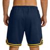 Men Athletic Basketball Shorts Loose Fit Drawstring Waist Breathable Mesh Fabric Sports Shorts with Pockets for Training Running Gym