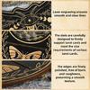 Sustainable Wood Tarots Card Tower Durability Tabletops Game Holder for Professional Readings And Decoration