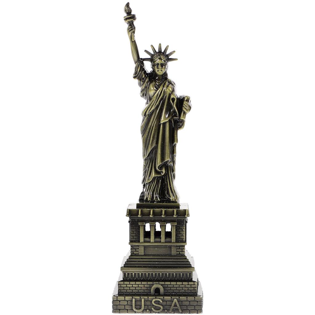 Statua della Libertà Americana Lega di Bronzo 18 cm Ornamento Decorativo Casa Matrimonio Ufficio Festa Souvenir Statua Decorativa USA